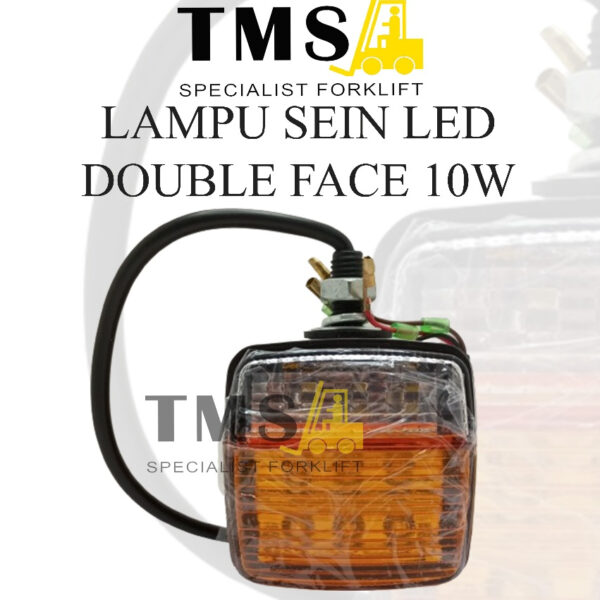 Lampu Sein Forklift Double Face 10W Lamp Sein