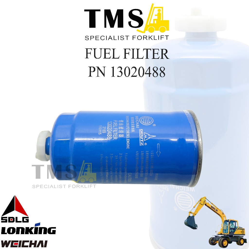 Fuel Filter Weichai, Lonking, SDLG 13020488 Excavator - Gambar 3