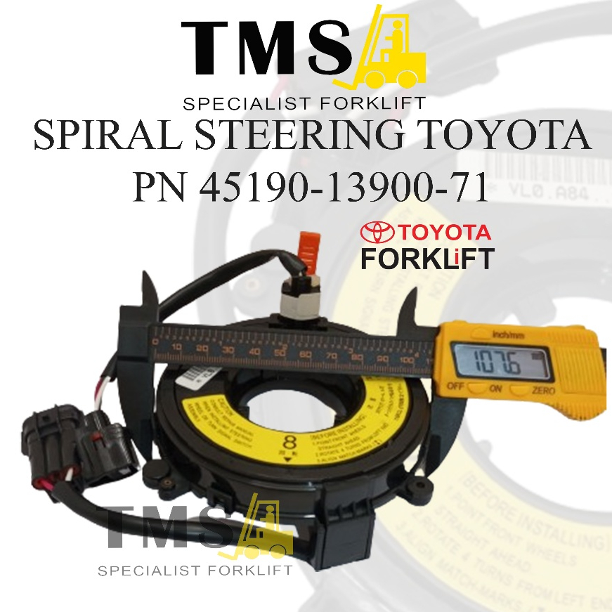 Spiral Steering Reach Truck toyota FOR FORKLIFT ELECTRIC - Gambar 2