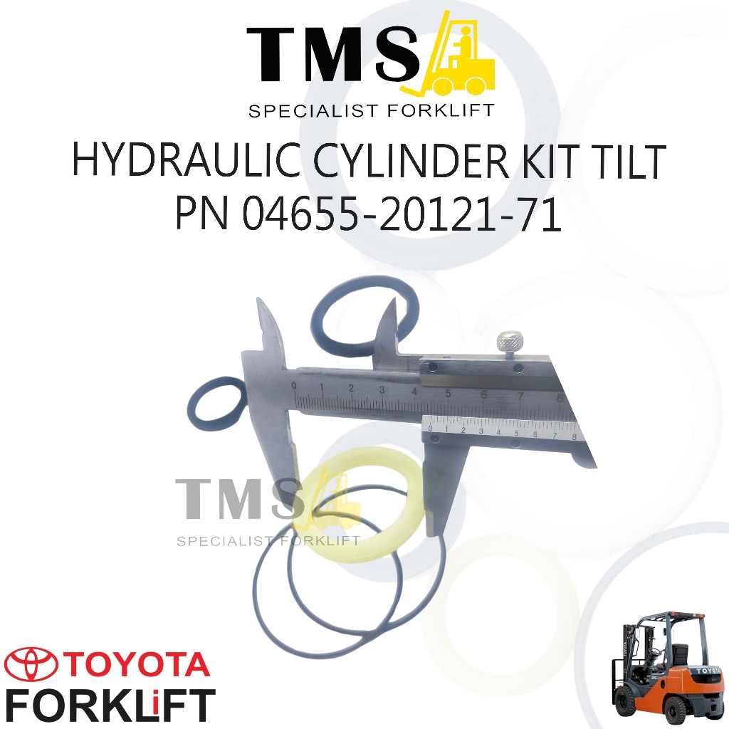 hydraulic Cylinder Kit Tilt Part Number 04655-20121-71 for Toyota 8FD 8FG - Gambar 3