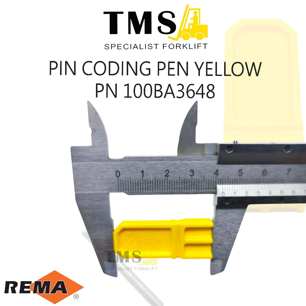 Coding Pin Yellow REMA 100BA3648 Socket Battery Forklift Electric - Gambar 6