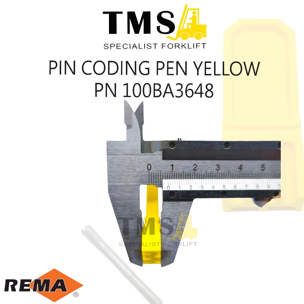 Coding Pin Yellow REMA 100BA3648 Socket Battery Forklift Electric - Gambar 5
