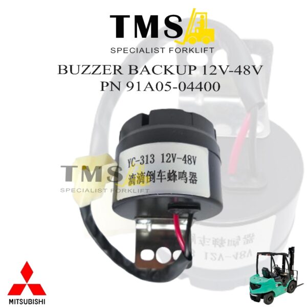 Buzzer Back Up Alarm 91A05-04400 for Mitsubishi Forklift 12V - 48V 91A0504400
