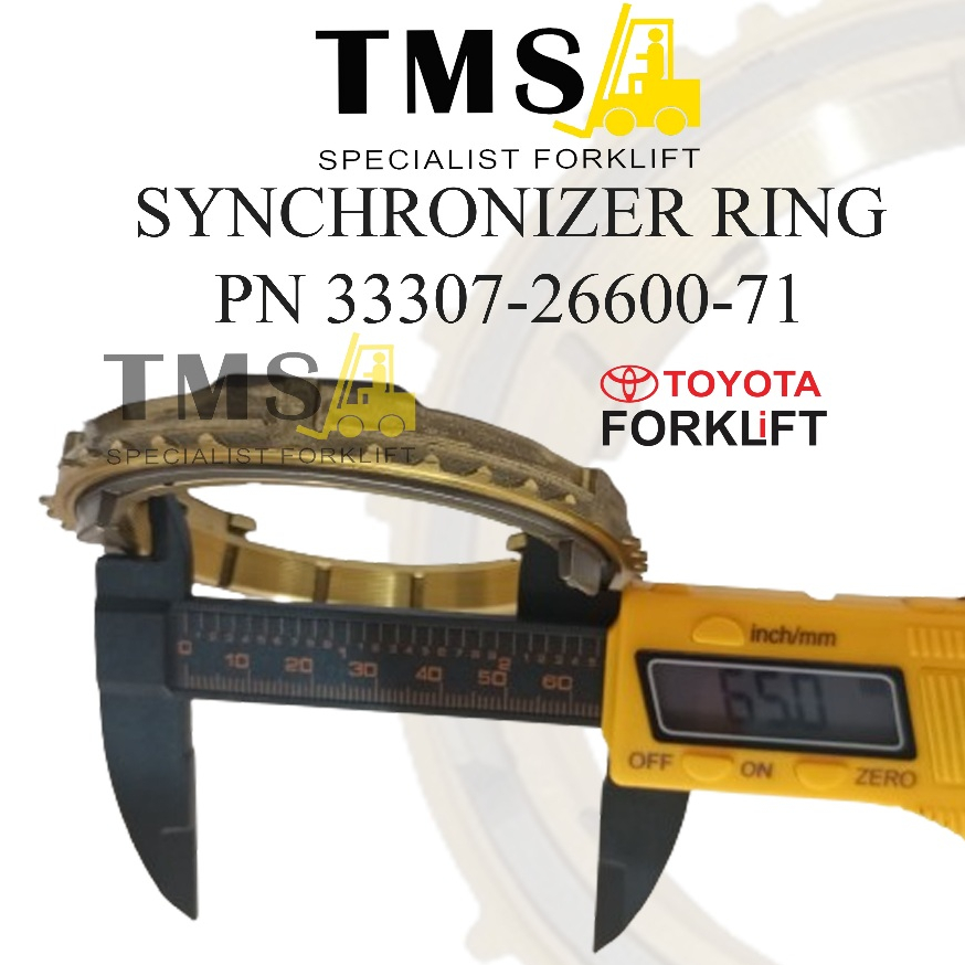 Synchronizer Ring 33307-26600-71 Syncromis Toyota Forklfit 8FD10 - 8FD - Gambar 5