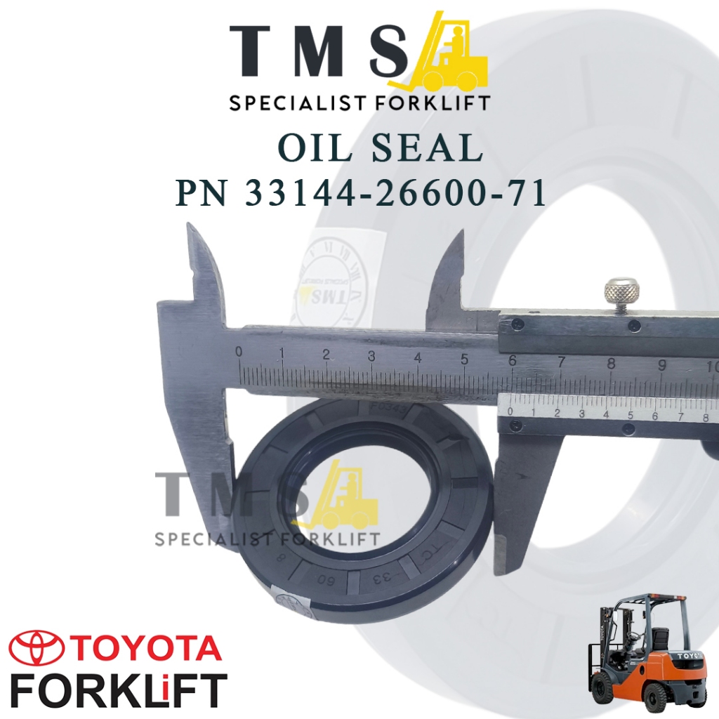 Seal Oil Toyota Forklift Part Number 33144-26600-71 Seal As Roda Depan Forklift - Gambar 4