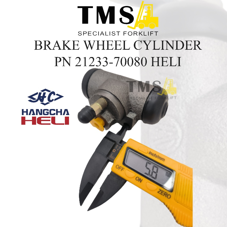 Brake Wheel Cylinder 21233-70080 Fit for Heli Hangcha 1-1.8T Master Rem - Gambar 2