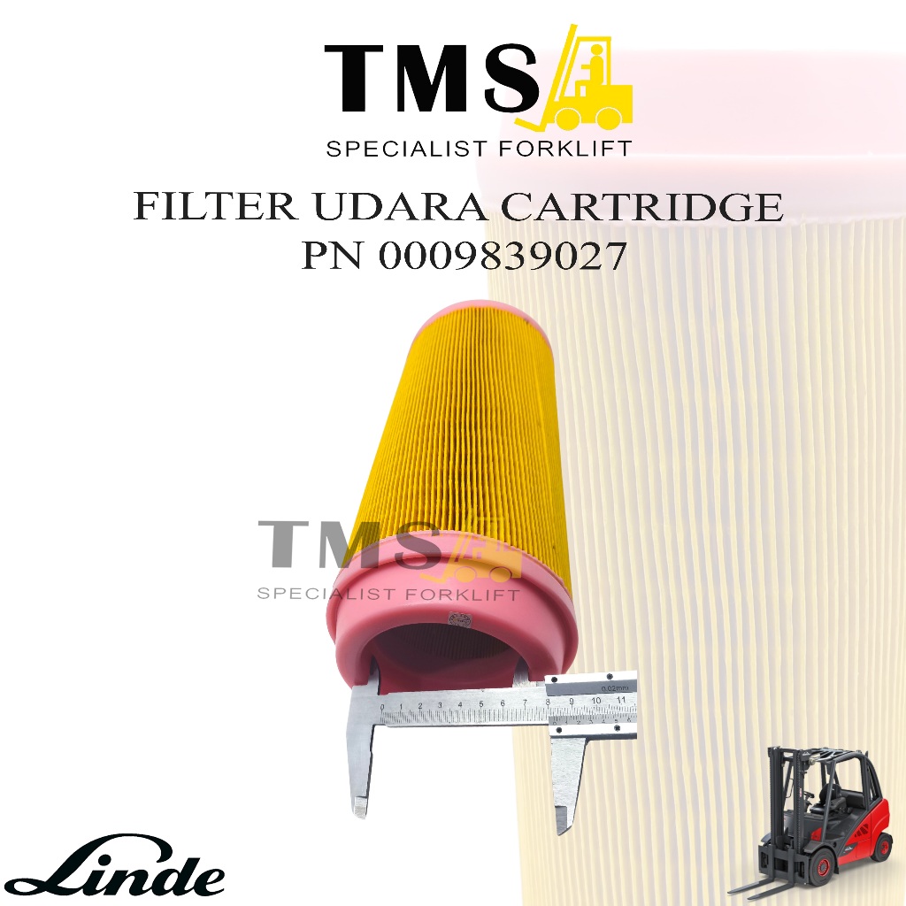 Filter AIR 0009839027 CARTRIDGE LINDE Forklift 351 H30 Filter Udara - Gambar 5