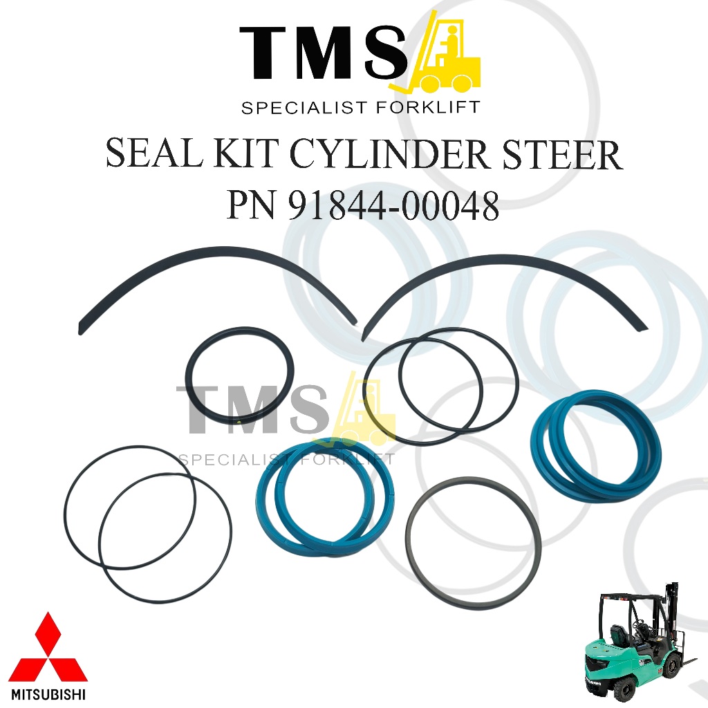 Seal Kit Cylinder Steer Part Number 91844-00048 Mitsubishi 1–3 Ton series - Gambar 2