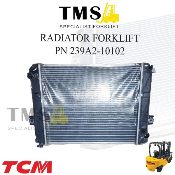 Radiator Part Number 239A2-10102 For TCM Forklift FD20/25/30-C6H ISUZU C240