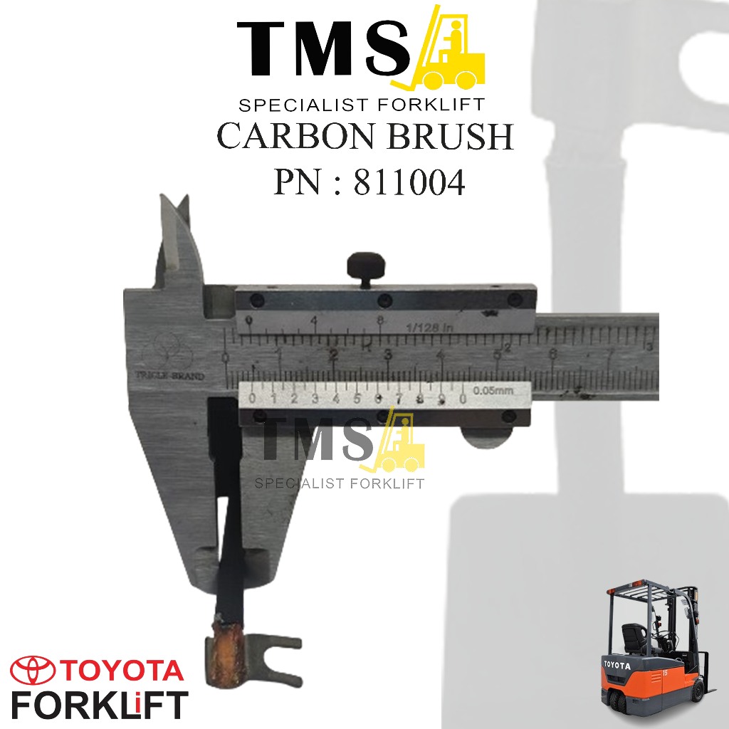 Carbon Brush Toyota Forklift 811004 - Gambar 4