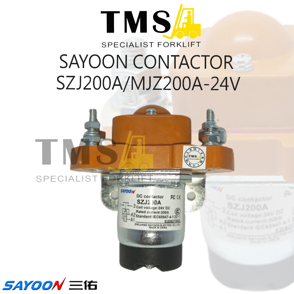 Sayoon Contactor SJZ MZJ 200A 24V For Forklift Handlift Electric Selenoid