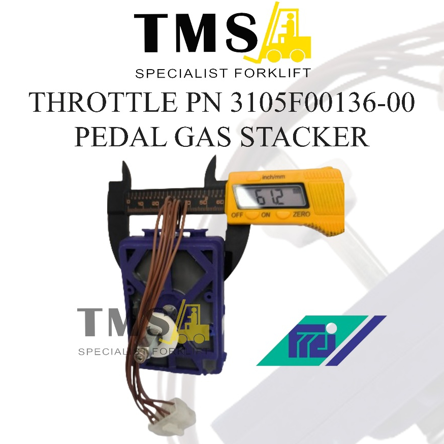 Throttle 3105F00136-00 Accelerator Pallet Stacker Pedal Gas Stacker Forklift - Gambar 4