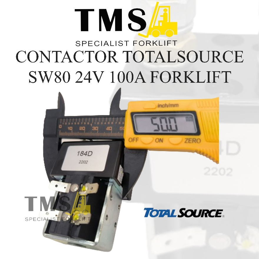 Contactor Forklift Clectric Type SW80 24V 100Amp Sparepart Forklift TotalSource - Gambar 3