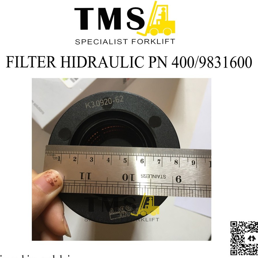 FILTER HIDRAULIC FOR FORKLIFT PN 400/9831600 - Gambar 2