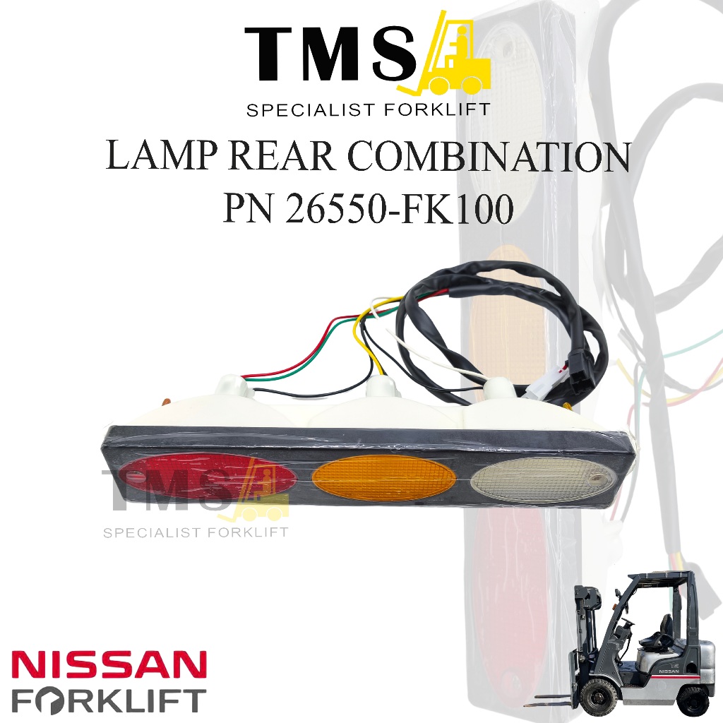 Lamp Rear Combination PN 26550-FK100 For Forklift Nissan Series L01 & L02 - Gambar 3