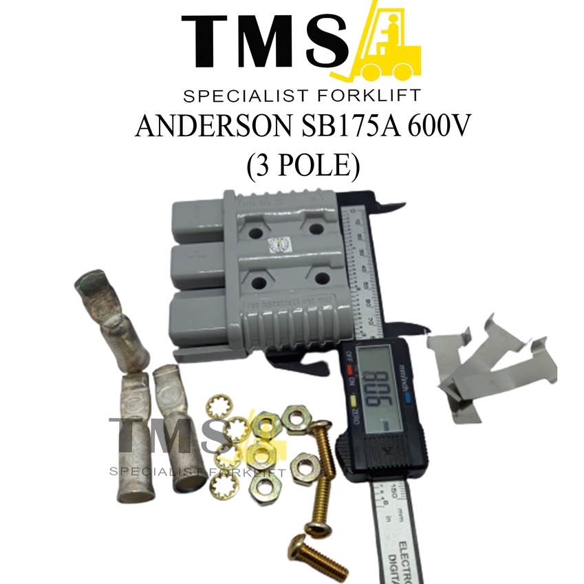 Socket Anderson SB175A GRAY 3 POLE / SB 175A GRAY 3 POLE - Gambar 5