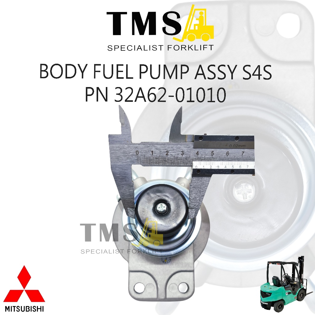 Part Number 32A62-01010 Body Assy Fuel Pump S4S – Priming Pump Solar Forklift Mitsubishi / Caterpillar - Gambar 6