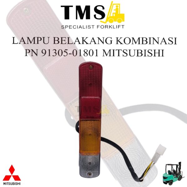 Lampu Belakang kombinasi 91305-01801 Lamp Rear Combination Lamp Assy 12V Mitsubishi Forklift Counter Balance