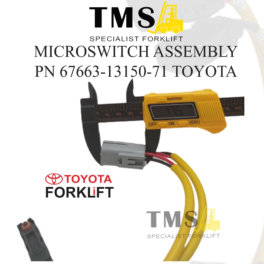Microswitch 67663-13150-71 Micro Switch Assembly 7FB10-30 8FBR10-30 - Gambar 4