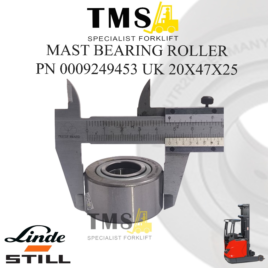 Mast Bearing Roller LINDE R16 0009249453 20X47X25 STILL ReachTruck - Gambar 3