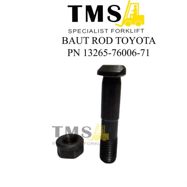 Baut Forklift PN 13265-76006-71 Bolt Connecting ROD Toyota 2Z
