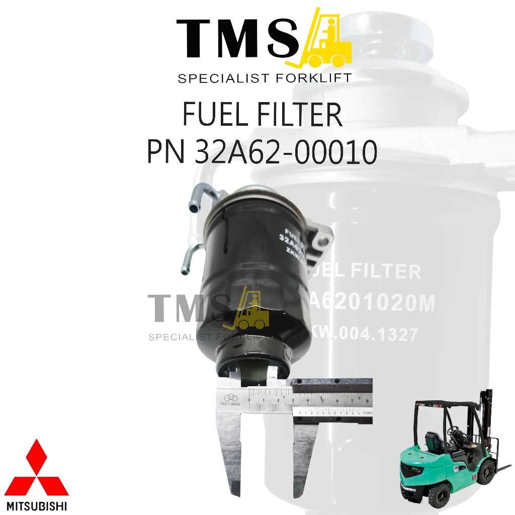 Fuel Filter Mitsubishi Forklift Part Number 32A62-00010 Forklift 2-5 Ton - Gambar 2