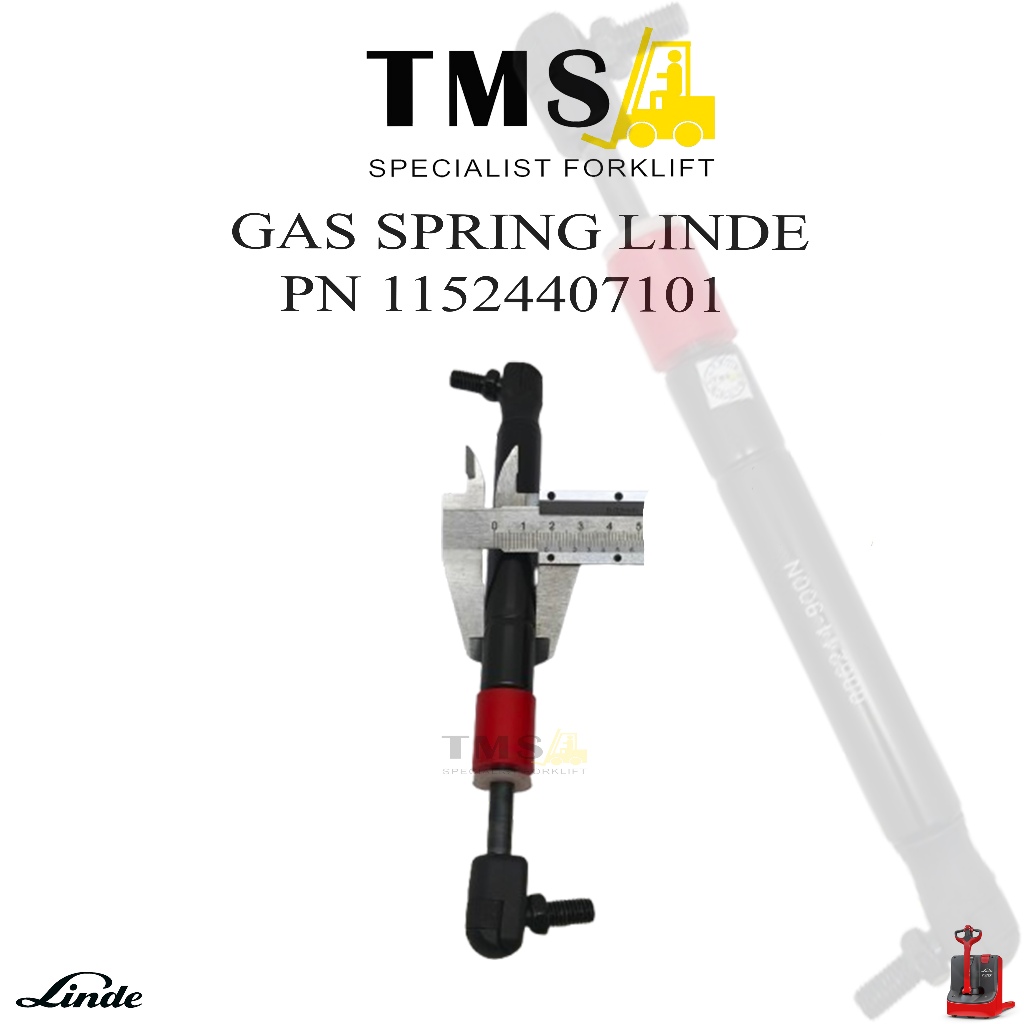 Gas Spring LINDE 11524407101 Forklift Pallet Truck Palet Mover T16 T18 T20 - Gambar 2