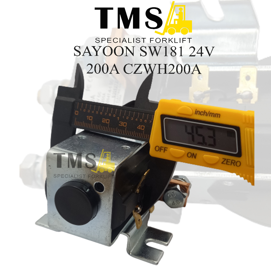 Contactor Sayoon DC SW181 24V 200Amp CZWH200A Forklift - Gambar 3