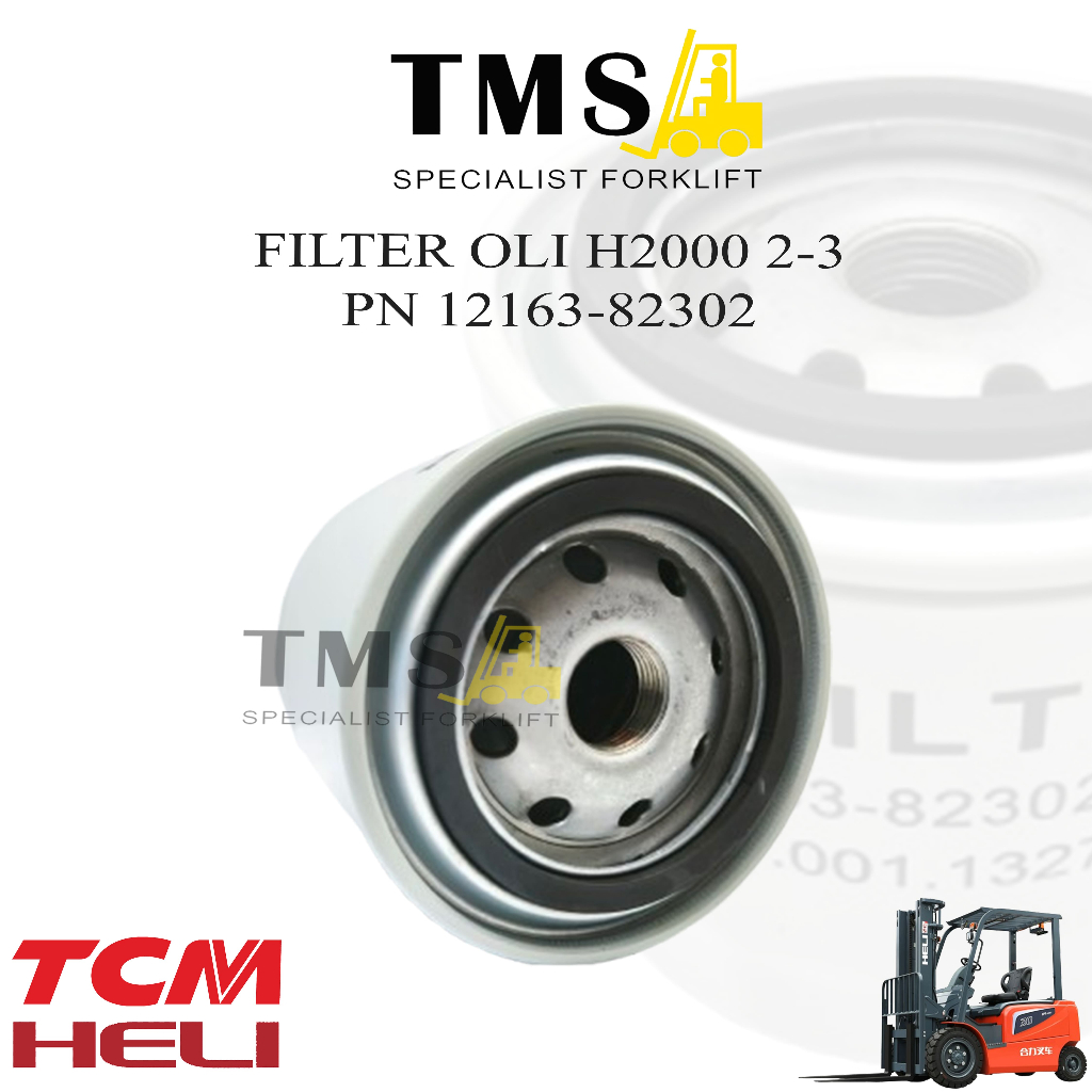 Filter Oli transmisi HELI TCM Forklift 2-3 Ton 12163-82302 transmition Oil Filter Forklift Counter balance - Gambar 2