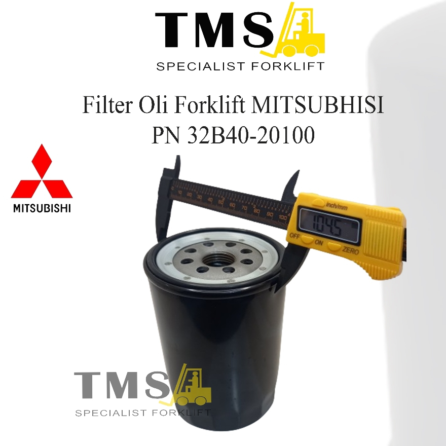 Filter Oil Forklift Mitsubishi 32B40-20100 Oli Filter - Gambar 3