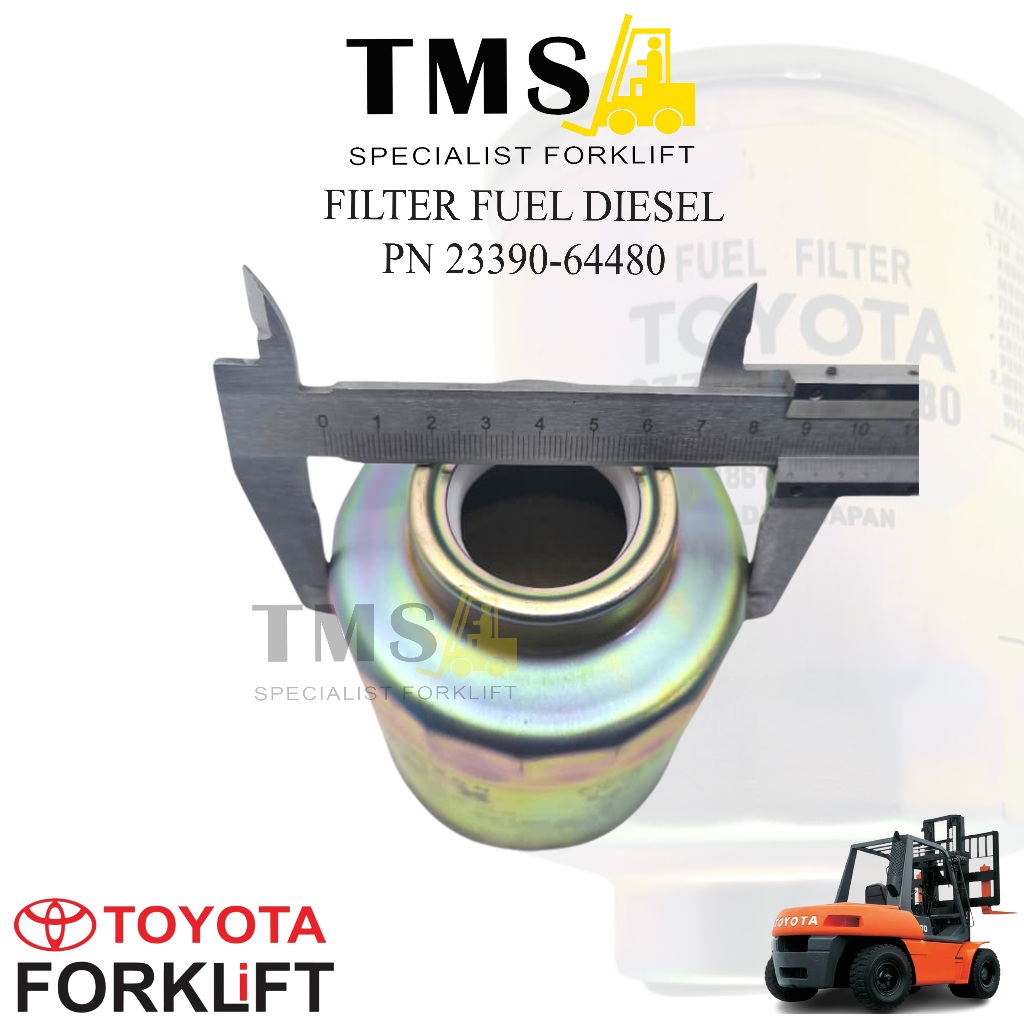 Fuel Filter Diesel Toyota Forklift Part Number 23390-64480 - Gambar 4