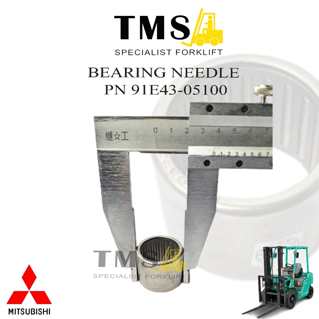 Bearing Needle 91E43-05100 Mitsubishi Forklift 91E4305100 Bearing Bambu - Gambar 6