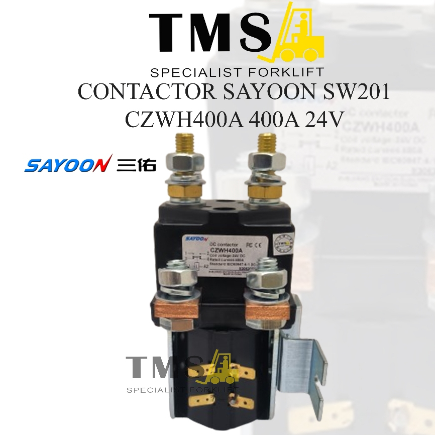 Contactor Sayoon SW201 CZWH400A 400A 24V Electric Forklift Battery Car