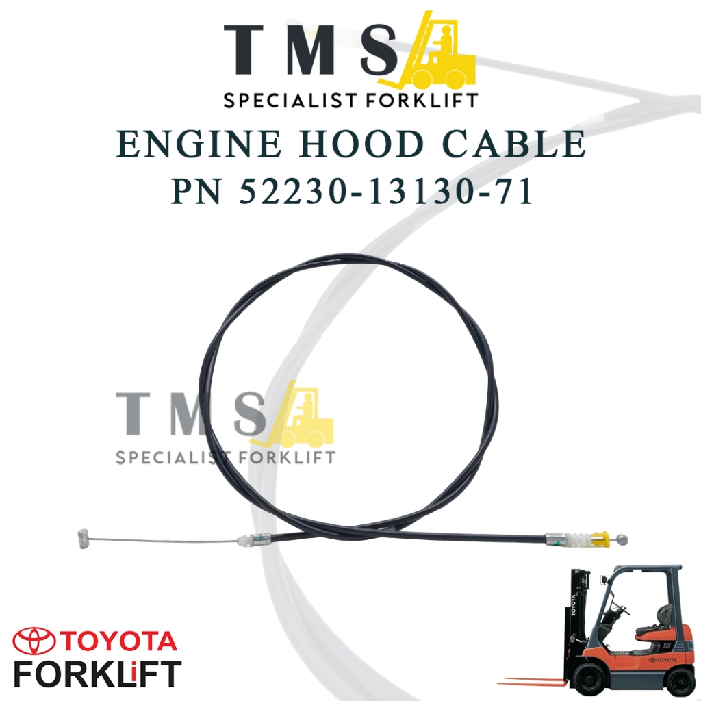 Engine Hood Cable 7FB10-30 1828mm Part Number 52230-13130-71 - Gambar 4