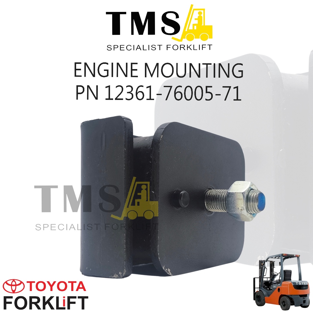 Toyota Engine Mounting Part Number 12361-76005-71 untuk Forklift Toyota 7FD - 8FD - Gambar 3