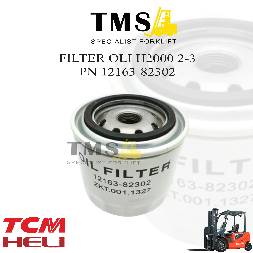 Filter Oli transmisi HELI TCM Forklift 2-3 Ton 12163-82302 transmition Oil Filter Forklift Counter balance