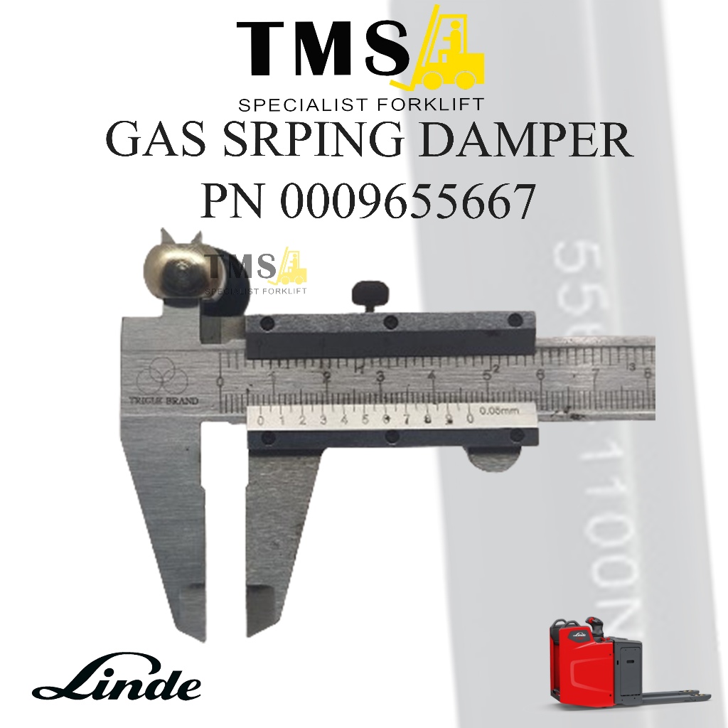 Damper Gas Spring 0009655667 Linde Forklift Pallet Truck - Gambar 5