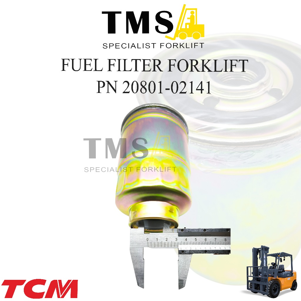 Filter Bensin 20801-02141 Forklift Fuel Filter for TCM Isuzu C240 - Gambar 5