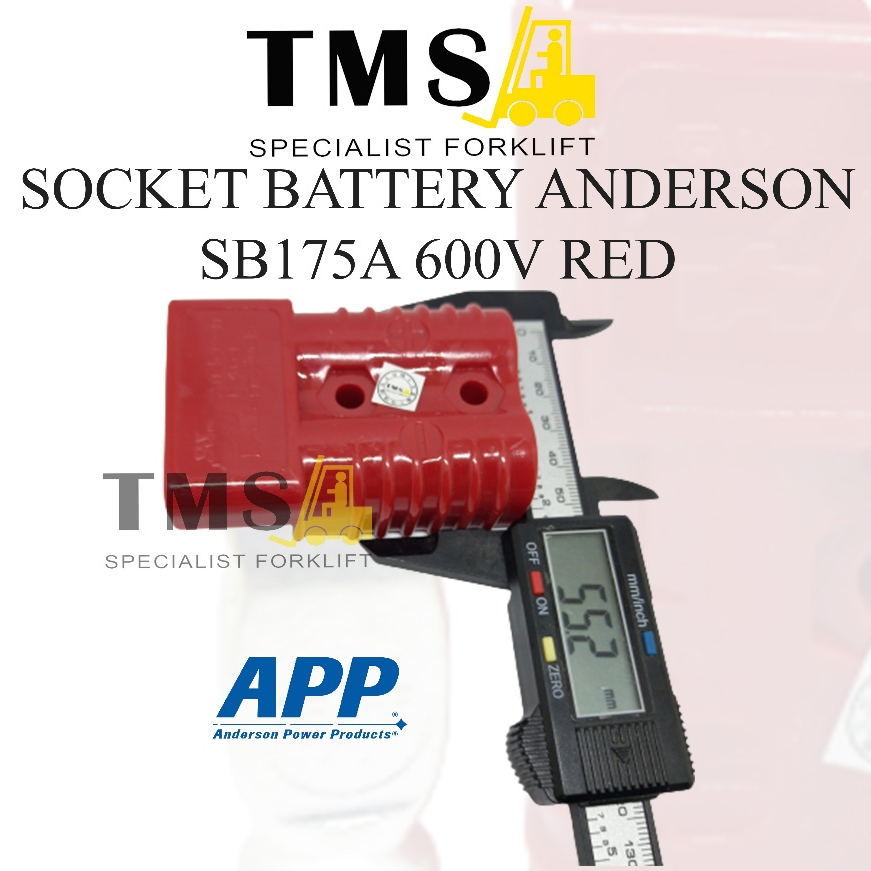 Anderson REMA SB175A Red Socket Battery for Forklift - Gambar 4