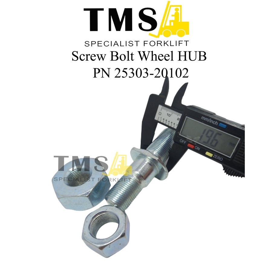 Screw Bolt Wheel HUB 25303-20102 (HL3T) for Heli Longking 3T Baut MUR - Gambar 7