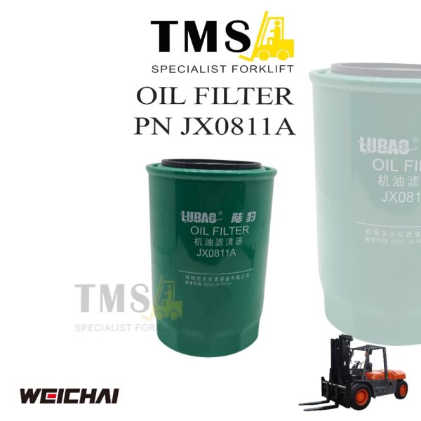 Filter Oil Engine Weichai JX0811A For Forklift