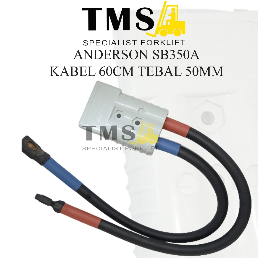 Socket Battery Anderson 350A kabel Intercell Panjang 60cm Tebal 50mm - Gambar 3