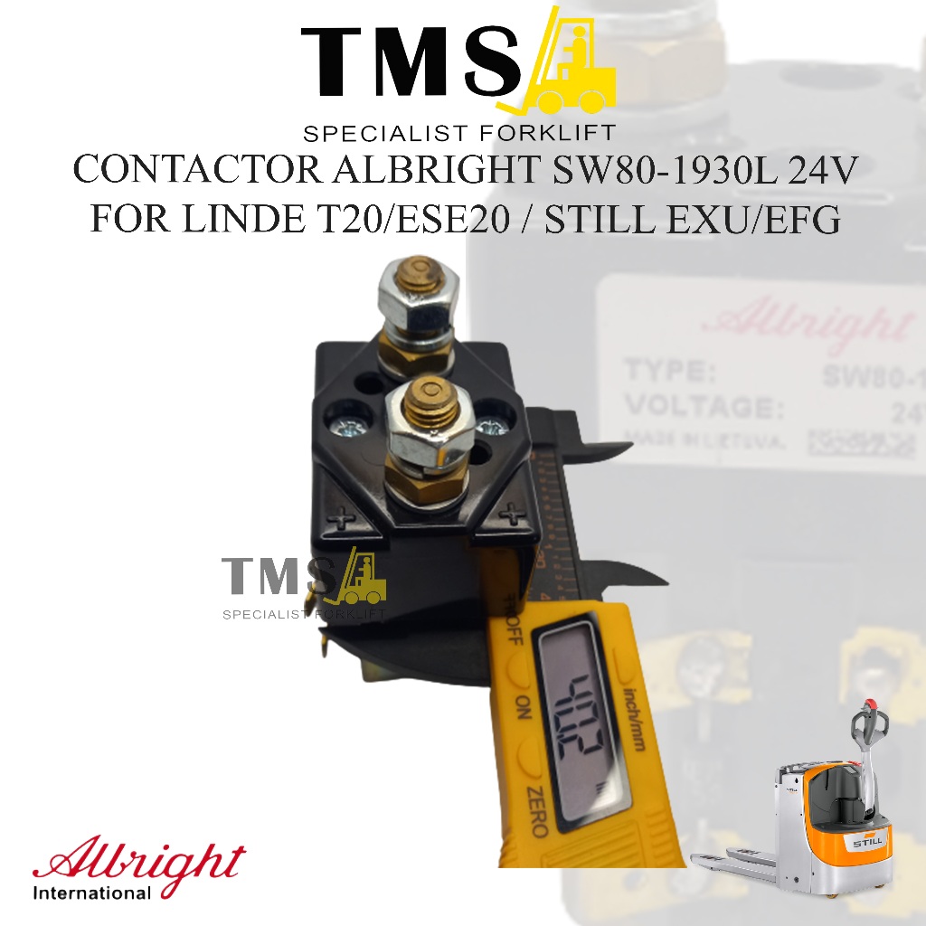 Albright Contactor SW 80-1930L / 24V For Forklift Linde T20/ESE 20 / Still EXU/EFG 24V - Gambar 5