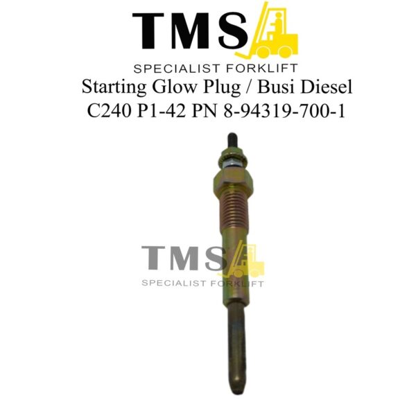 Forklift Starting Glow Plug C240 P1-42 PN 8-94319-700-1 Busi Diesel