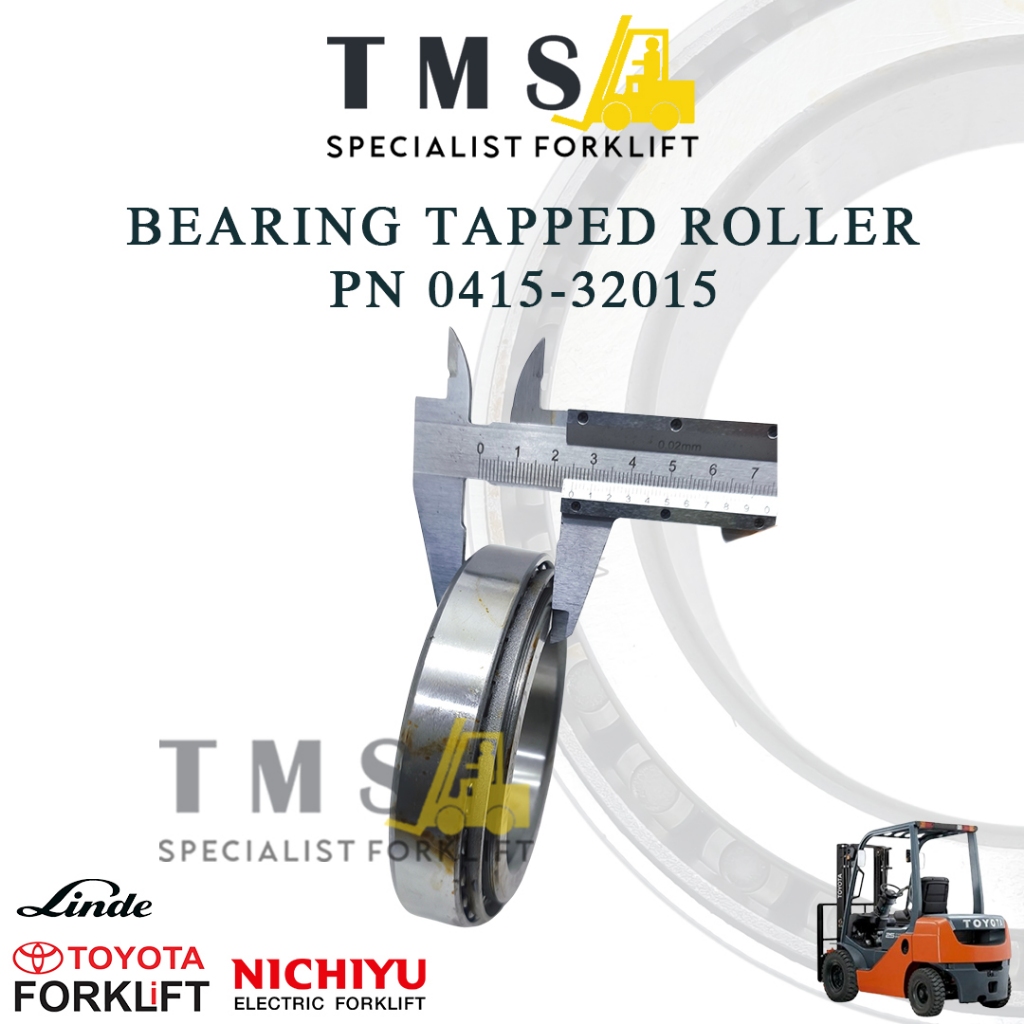 Bearing Tapered Roller Forklift Toyota,Linde,Nichiyu For Part Number 0415-32015 75x115x25 HR32015XJ 75x115x25mm - Gambar 7