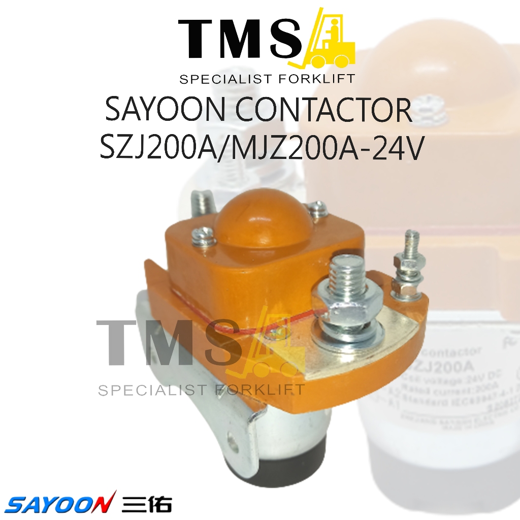 Sayoon Contactor SJZ MZJ 200A 24V For Forklift Handlift Electric Selenoid - Gambar 2