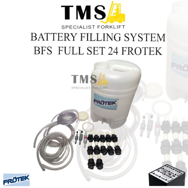 Battery Filling System BFS Full Set 24V Froetek Germany Batere Forklift Electric Frotek