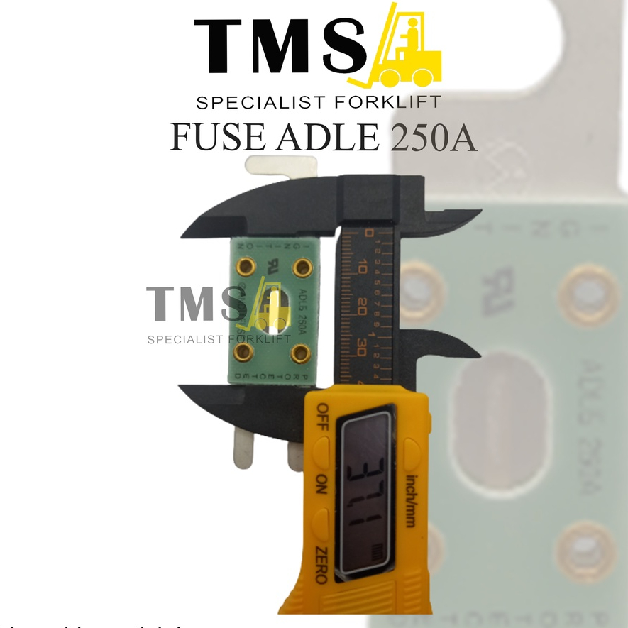 Fuse Adle Glass Copper Laminated 250A Sikring Forklift Volt DC - Gambar 6