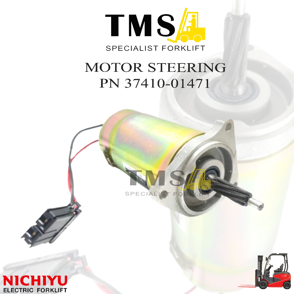 Motor Steering 37410-01471 Forklift Reachtruck Nichiyu FBR15 FBR30 1,5 Ton Reach Truck 48V 300W