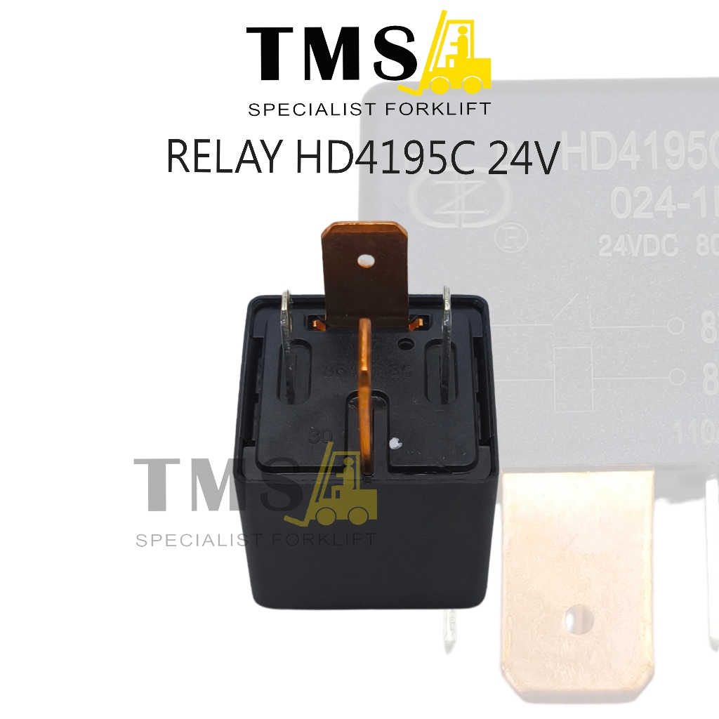 Relay HD4195C 24V DC Forklift | Relay 24 Volt 80 Amper Starter Lampu Forklift - Gambar 2